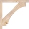 Ekena Millwork Imperial Block Smooth Bracket w/ Offset Brace, Douglas Fir, 5 1/2"W x 44"D x 44"H BKT0604X44X44IMP05SDF - alternate 2